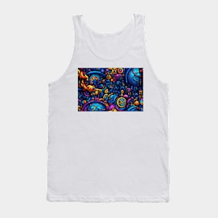 Mechanical Elegance Steampunk Tank Top